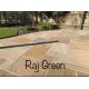 Raj Green 22mm calibrated paving